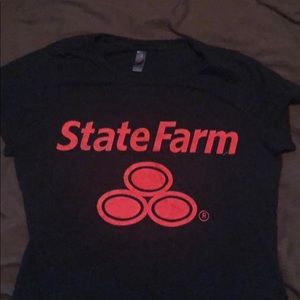 State Farm black shirt